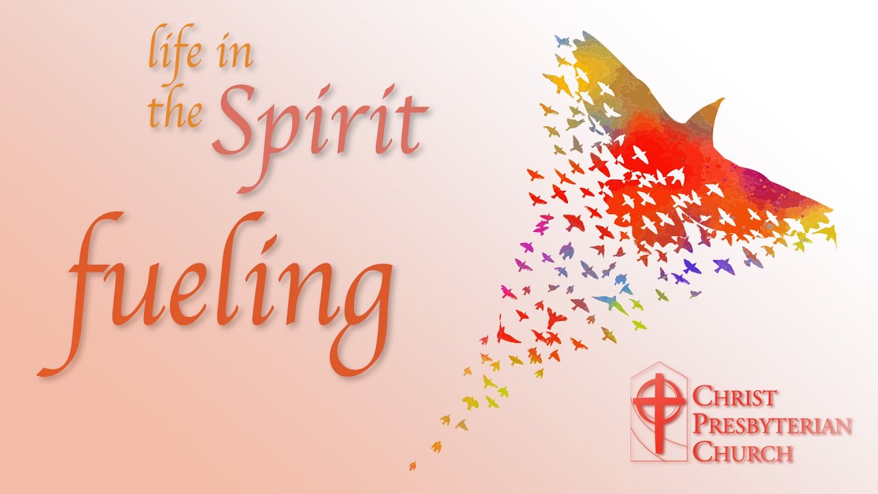 The Holy Spirit fuels us for life in the spirit