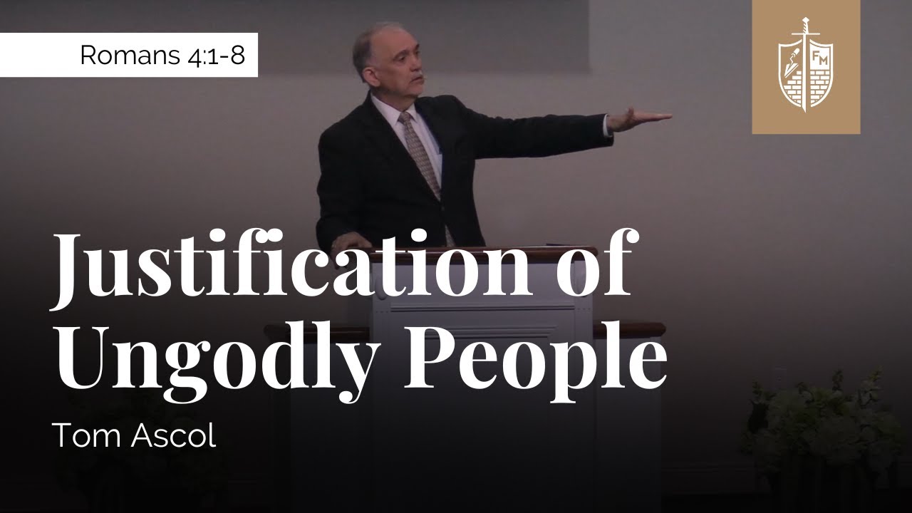 God justifies ungodly people by grace through faith