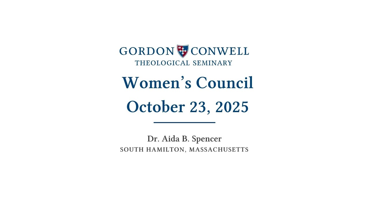 A great and productive door: A professor's journey at Gordon-Conwell