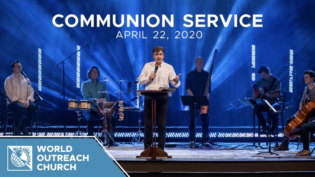 Communion service after a season of fasting and prayer