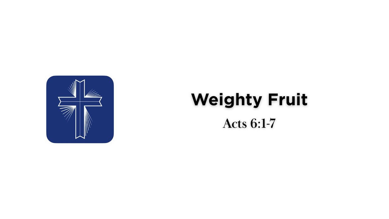 The weight of God's blessings
